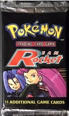 Pokemon Team Rocket Unlimited Edition Booster Pack - Jessie & James Artwork